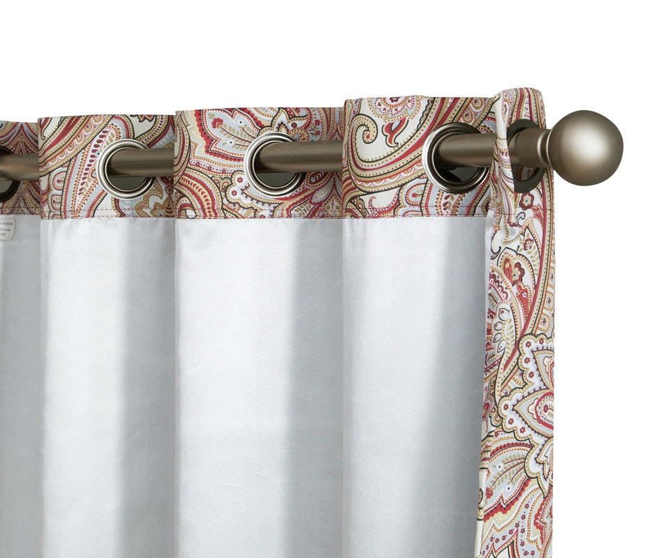 HLC.ME Paisley Damask Blackout Curtain Panels & Reviews Wayfair